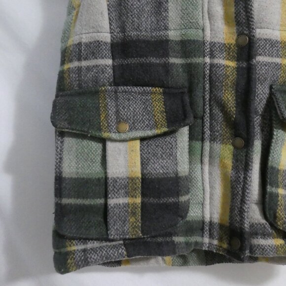 HERITAGE 1981 - An American Brand | medium | Plaid Vest | Removable Hoodie - Picture 7 of 16